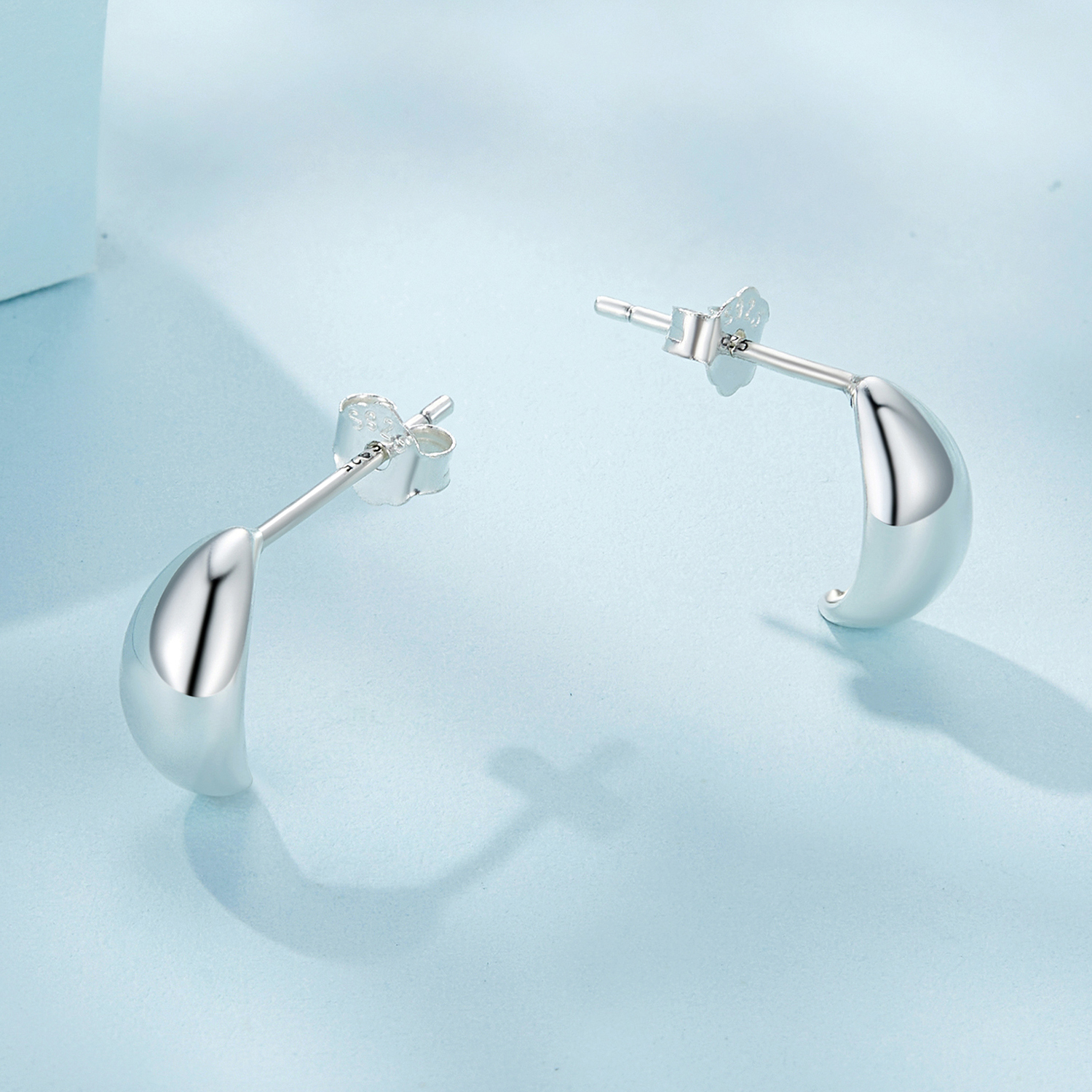 Pandora-stijl Maan Studs Oorbellen - SCE1632