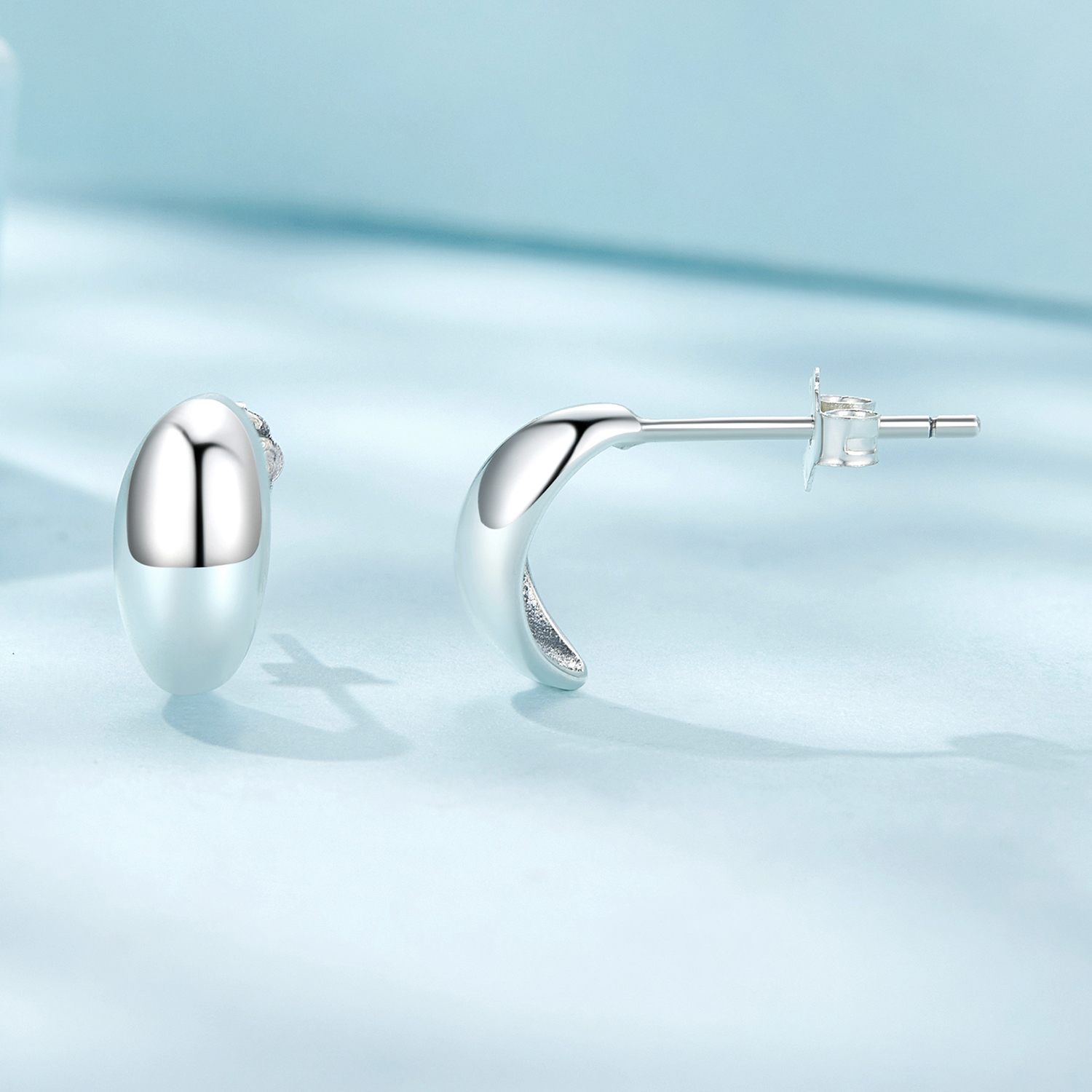Pandora-stijl Maan Studs Oorbellen - SCE1632