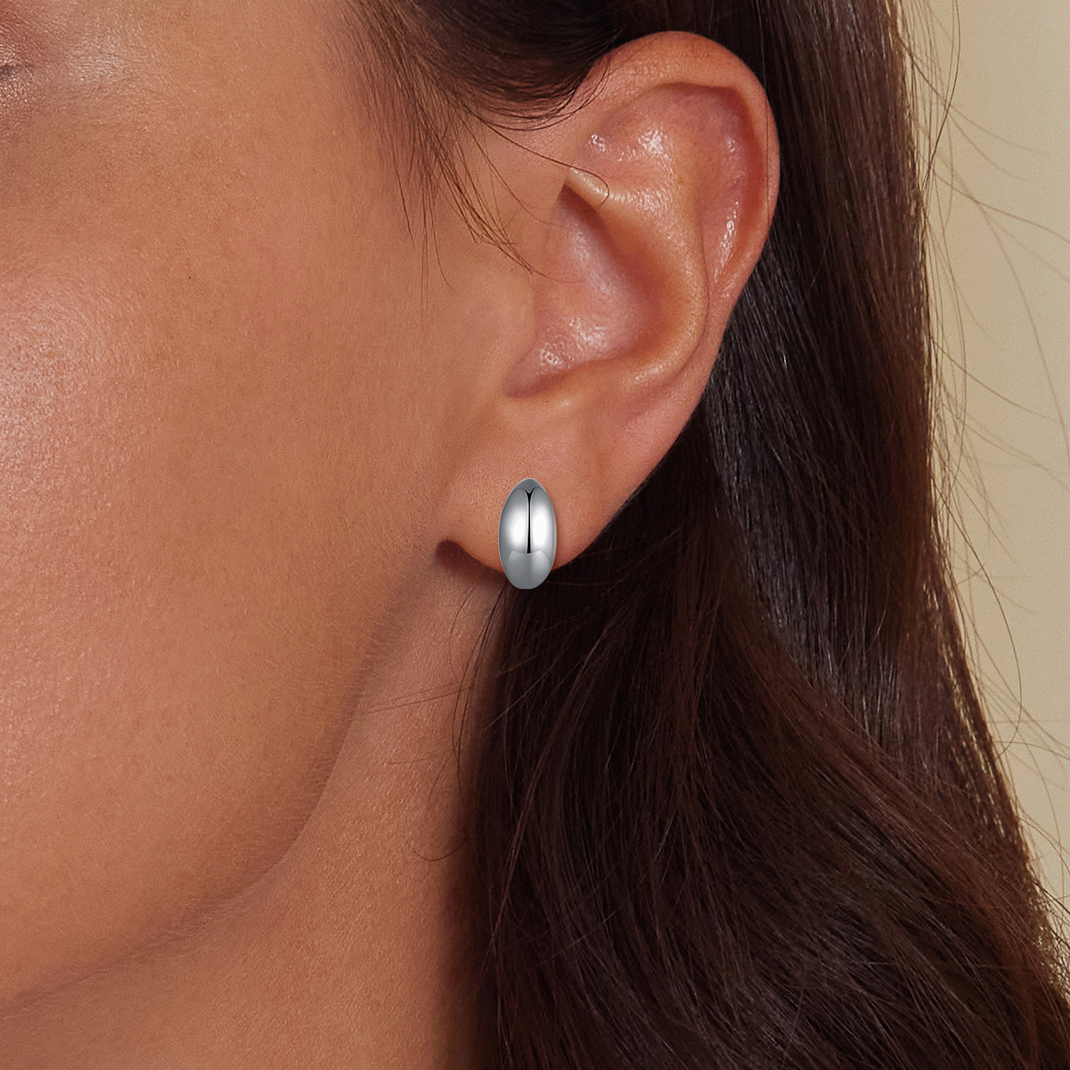 Pandora-stijl Maan Studs Oorbellen - SCE1632