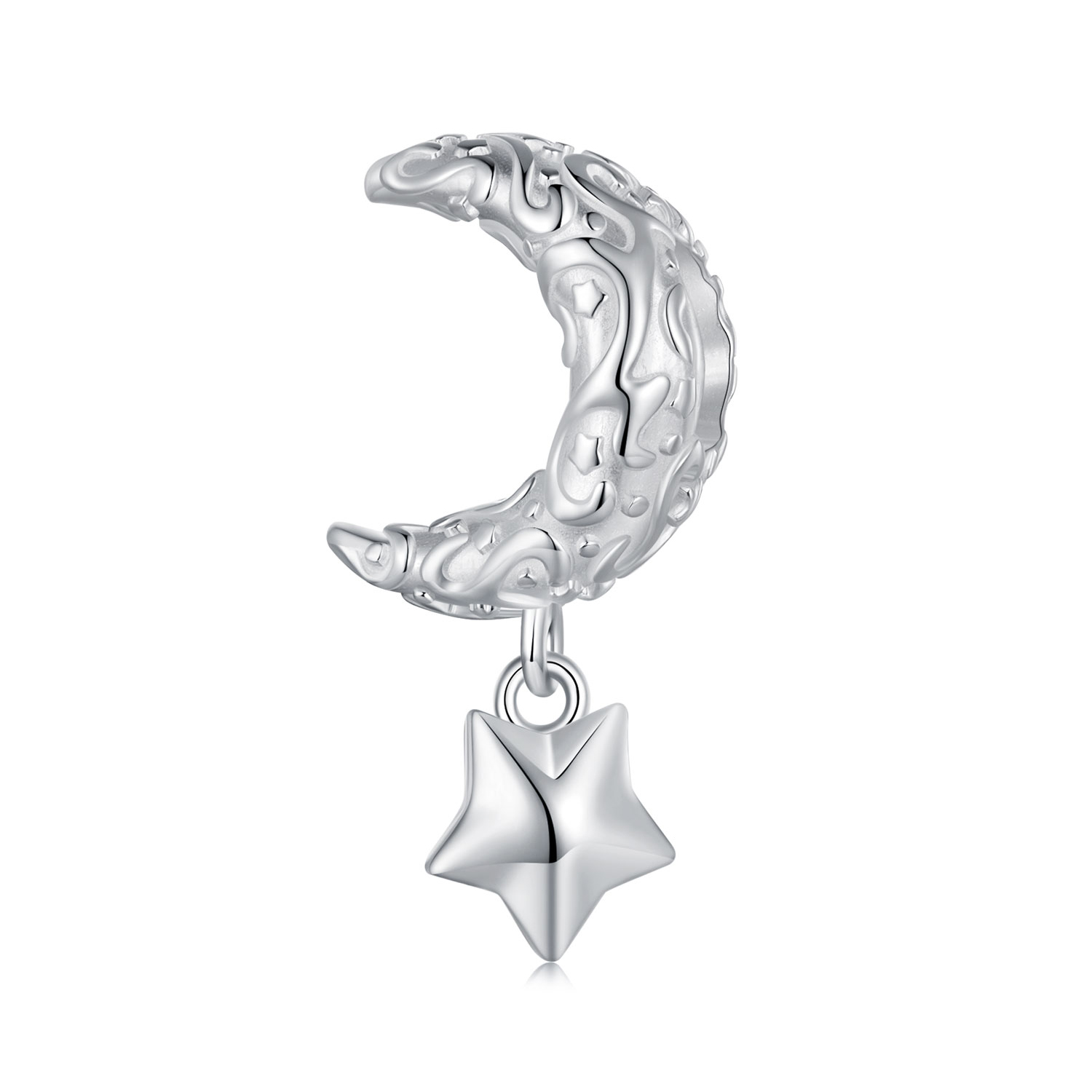 Pandora-stijl Maanpatroon Bedel - SCC2619 Pandora-stijl Maanpatroon Bedel - SCC2619