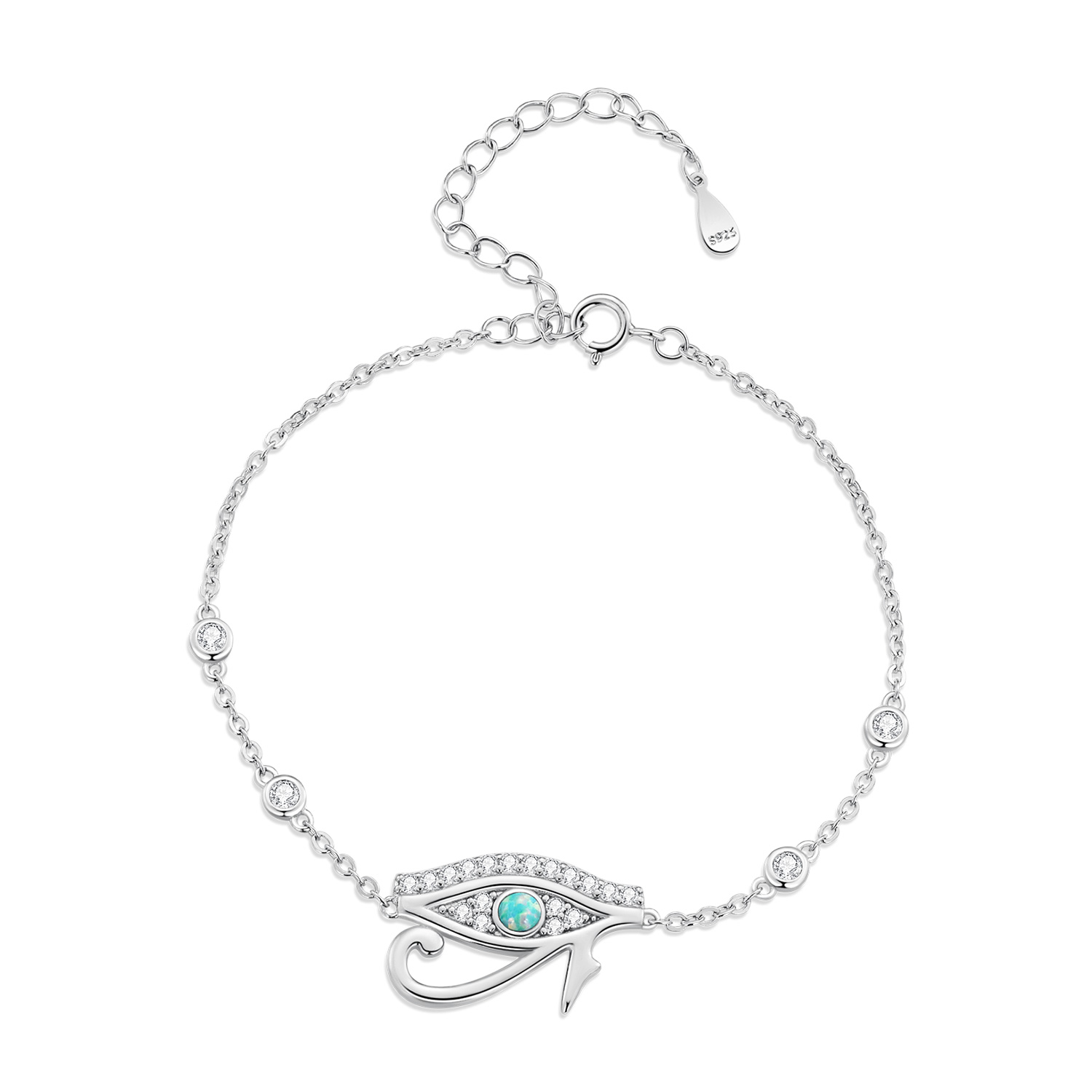 Pandora-stijl Oog van Horus Kettingarmband - BSB114 Pandora-stijl Oog van Horus Kettingarmband - BSB114
