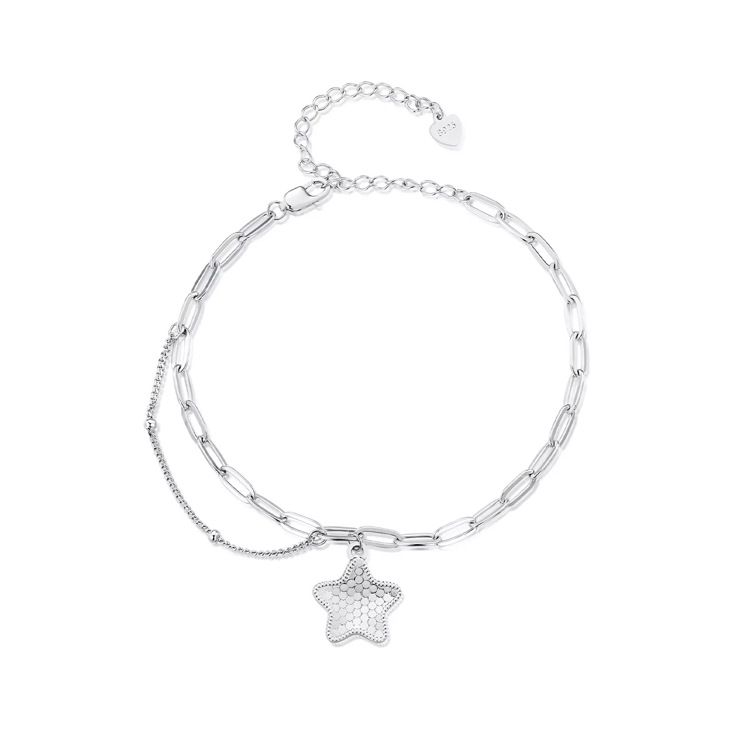 Pandora-stijl Schitterende Ster Ketting Armband - BSB137