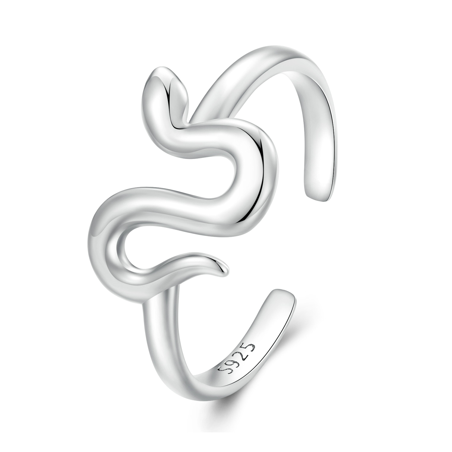 Pandora-stijl Slang Open Ring - SCR926 Pandora-stijl Slang Open Ring - SCR926