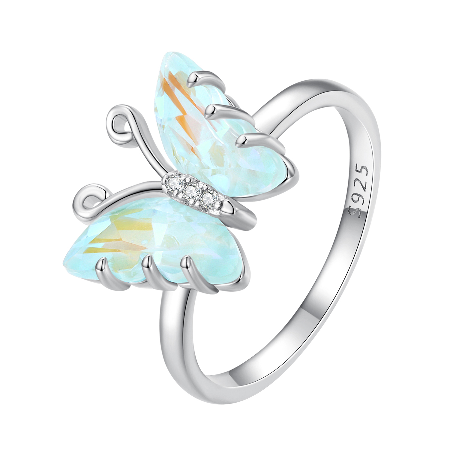 Pandora-stijl Symfonie Vlinder Ring - SCR912 Pandora-stijl Symfonie Vlinder Ring - SCR912