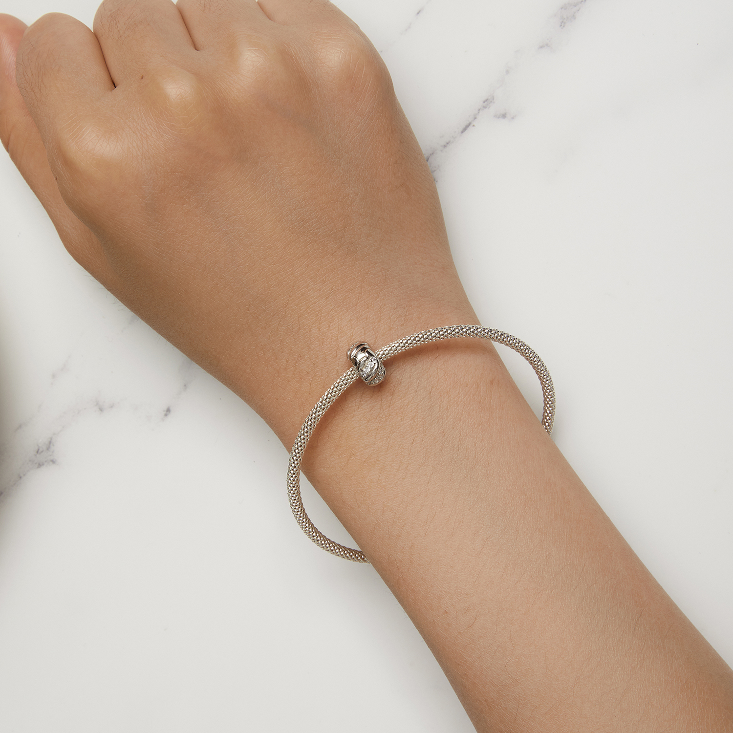 Pandora-stijl Twist Siliconen Spacer - BSC905