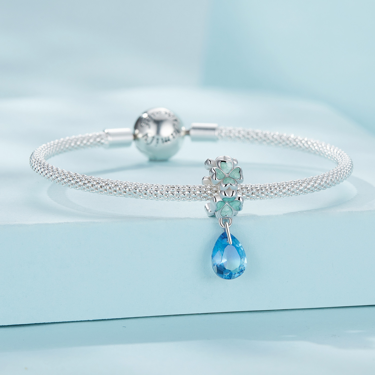 Pandora-stijl Vierbladige Klavertje Vier Spacer - SCC2485