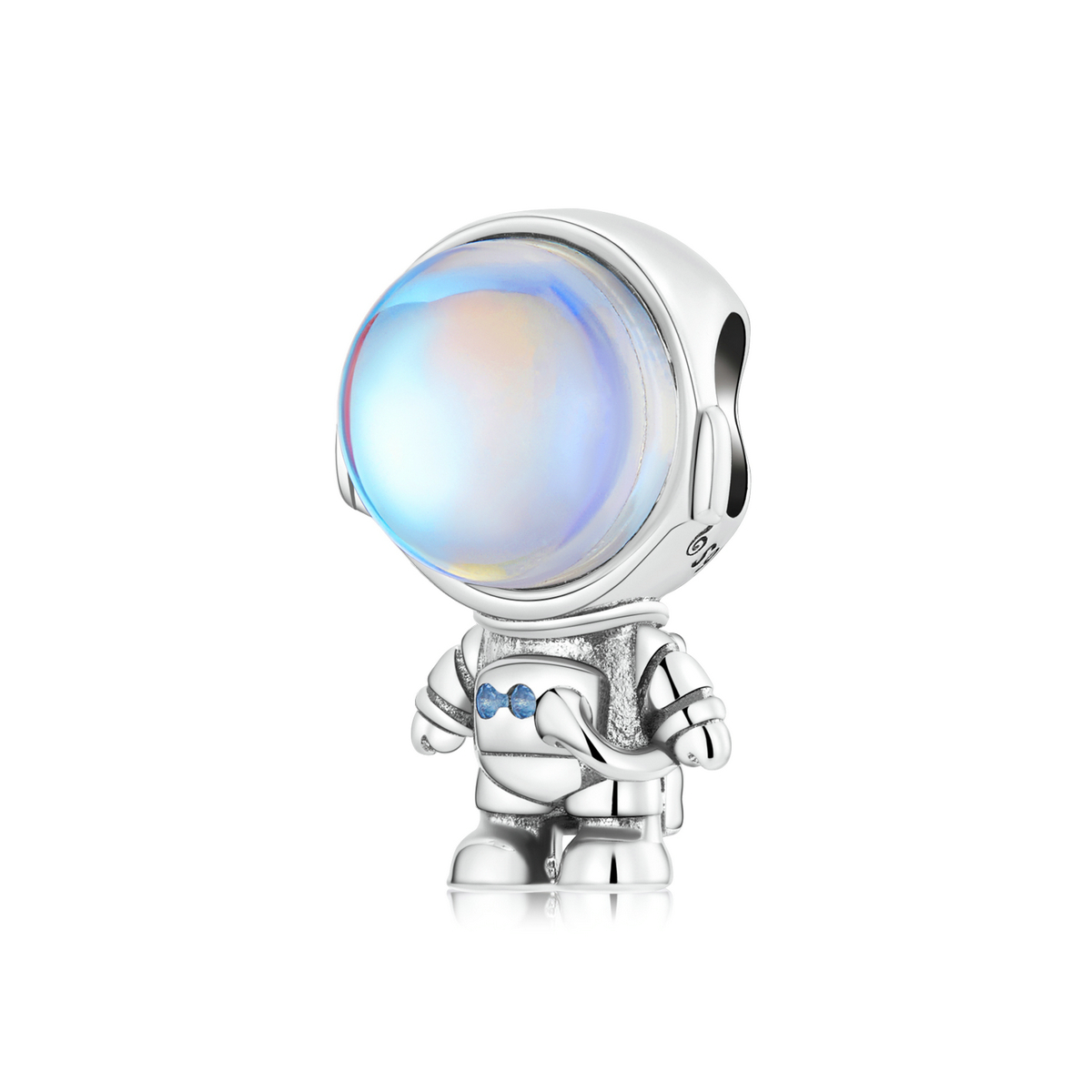 Pandora-stijl warmtegevoelige astronaut bedel - BSC578 Pandora-stijl warmtegevoelige astronaut bedel - BSC578