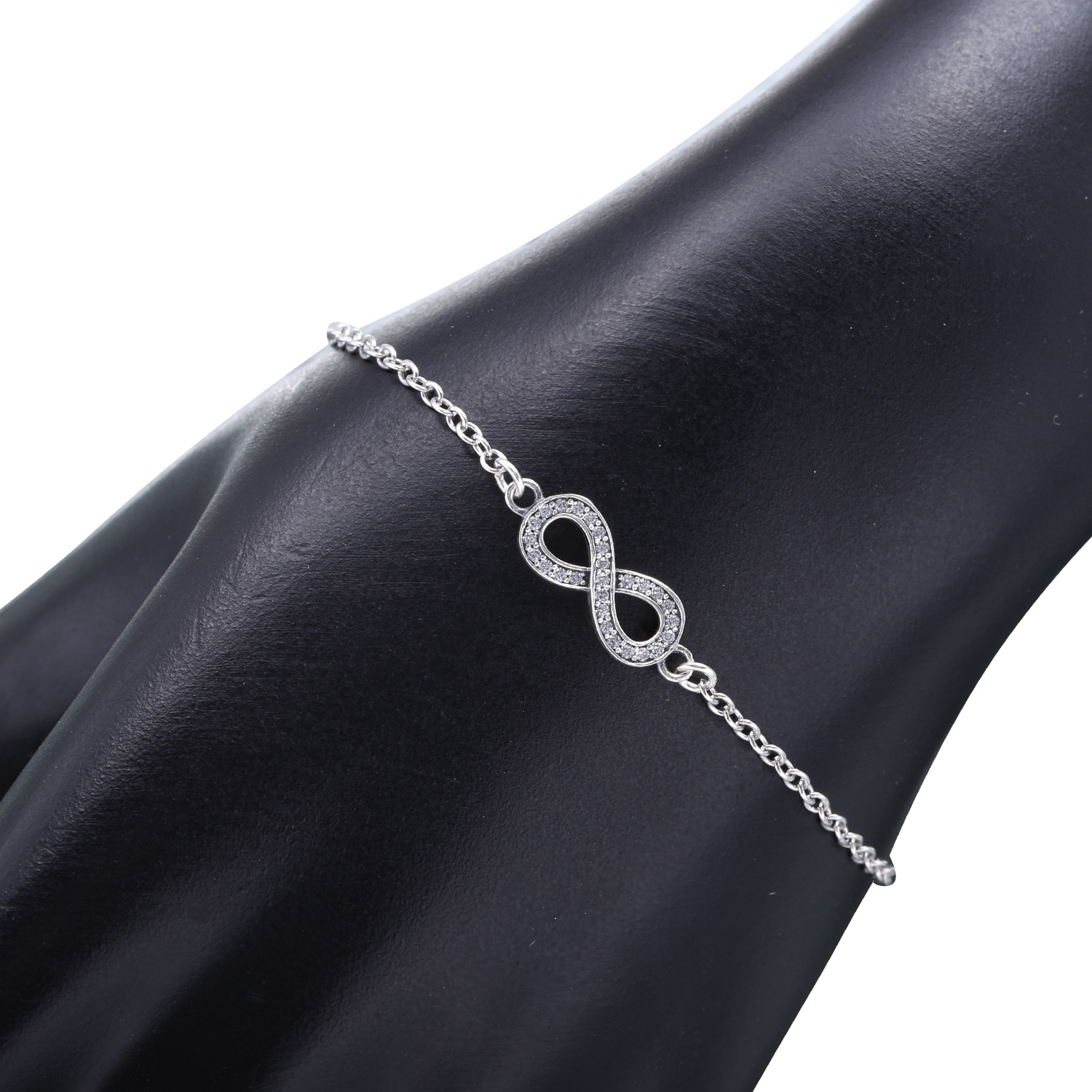 PANDORA Infinity Silver Armband With Cubic Zirconia - 590509CZ