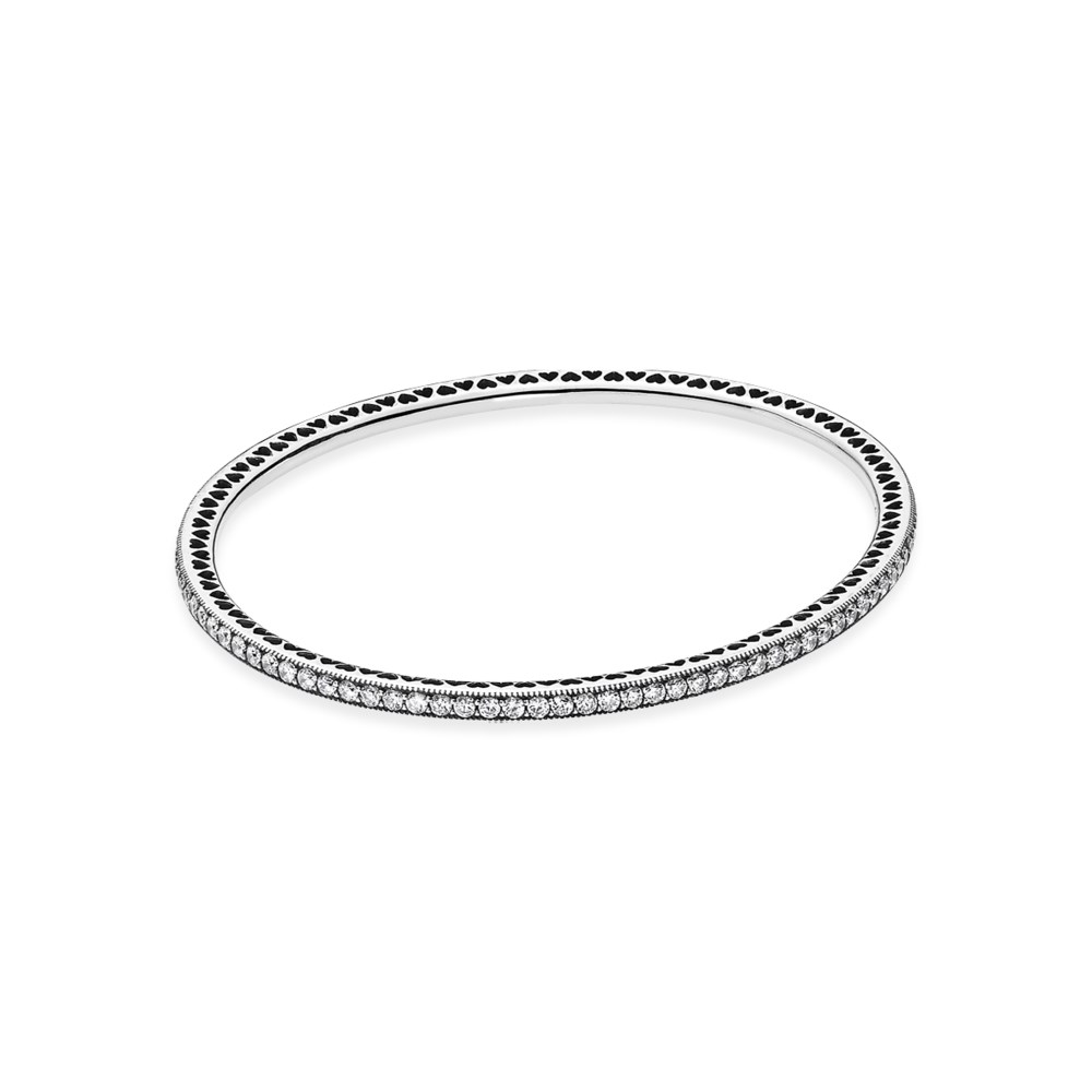 Pandora Zilveren Twinkelen Voor Altijd Bangle 590511CZ Pandora Zilveren Twinkelen Voor Altijd Bangle 590511CZ
