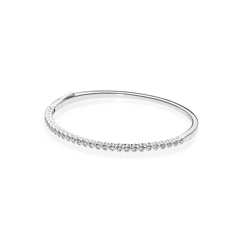 Pandora Zilveren Verleidelijk Briljant Bangle 590531CZ Pandora Zilveren Verleidelijk Briljant Bangle 590531CZ