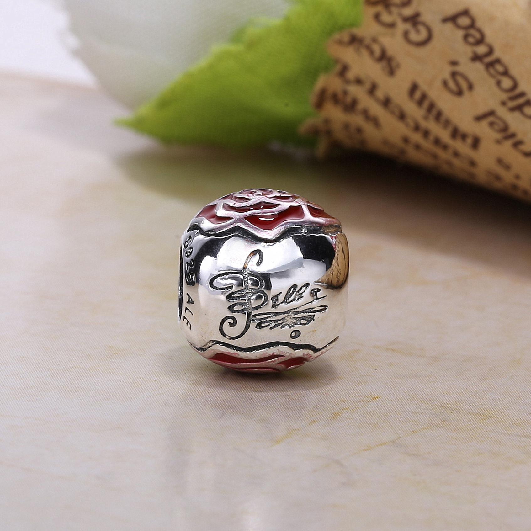 Disney, Pandora Belles Enchanted Rose Bedel 791575EN09