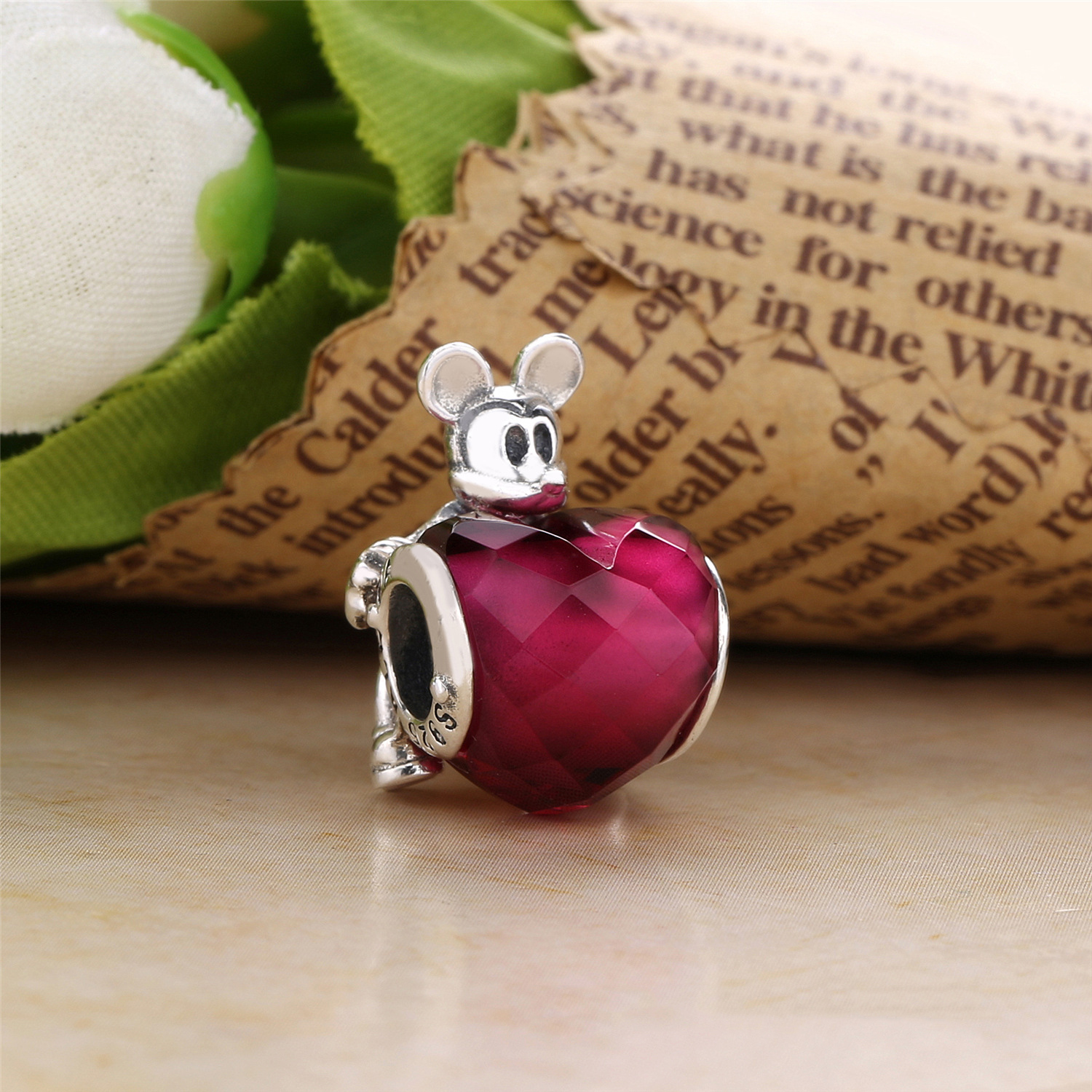 Disney, Pandora Mickey Love Heart Bedel 797168NFR
