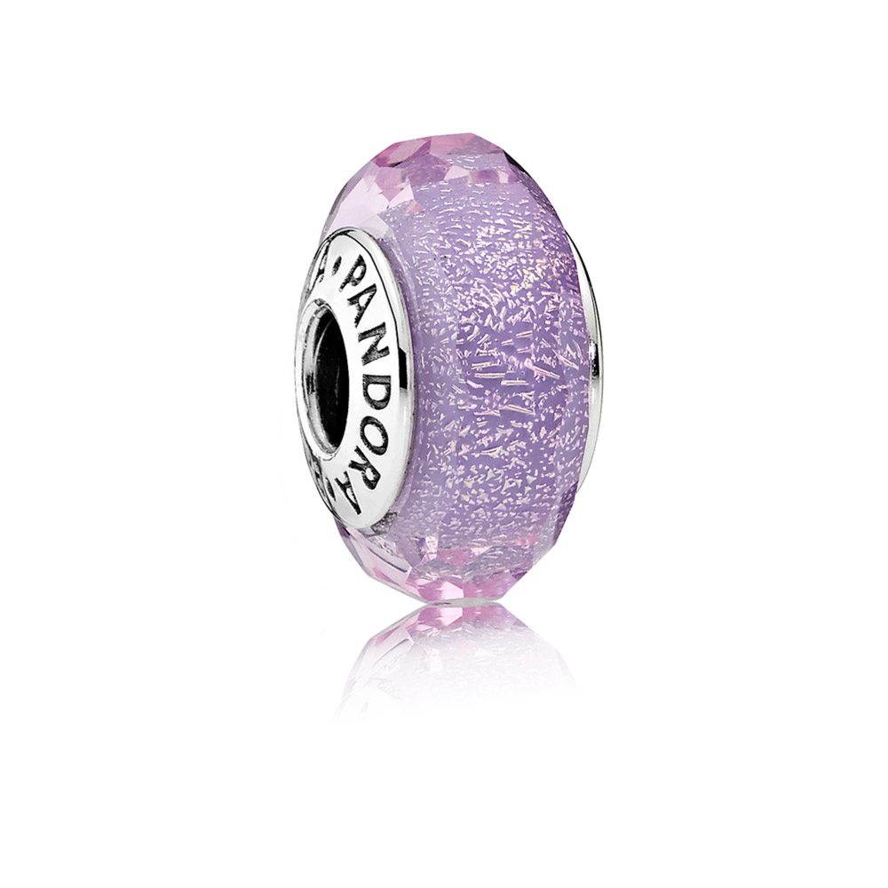 PANDORA Bedel Paarse Muranoglas 791651 PANDORA Bedel Paarse Muranoglas 791651