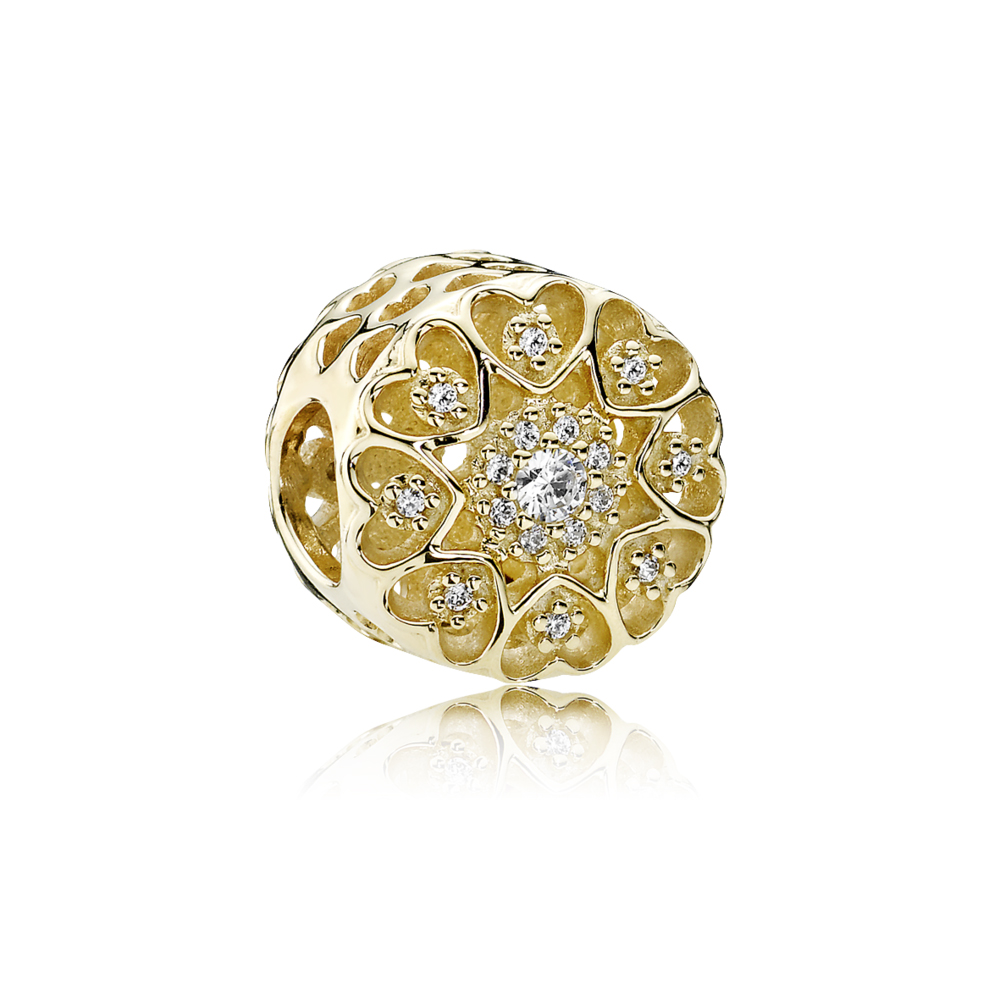 Pandora Gouden Harten Van Goud Bedel 750841CZ