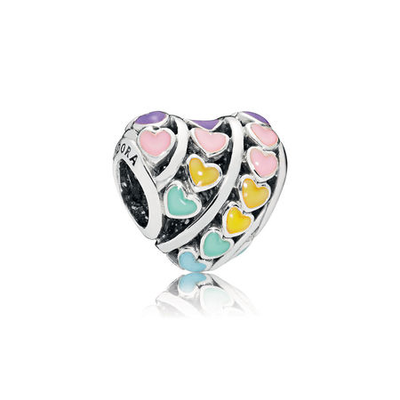 PANDORA Multi-Colour Hearts Bedel PANDORA Multi-Colour Hearts Bedel
