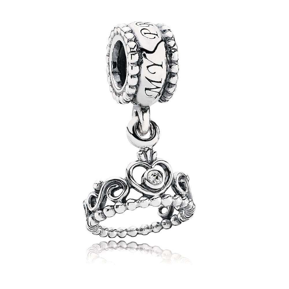 PANDORA My Princess Tiara Dangle Bedel - 791117CZ PANDORA My Princess Tiara Dangle Bedel - 791117CZ