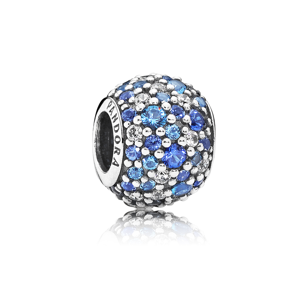 PANDORA Nachtblauwe Pavé Bedel 791261NSBMX PANDORA Nachtblauwe Pavé Bedel 791261NSBMX