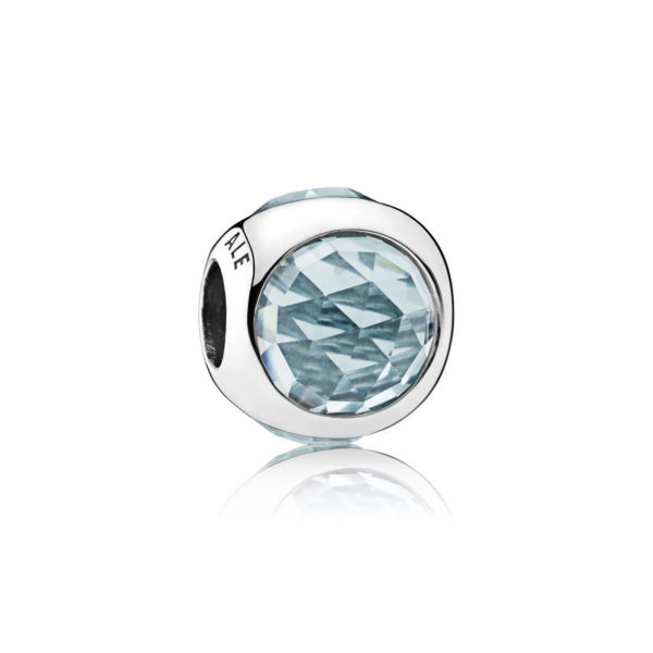 Pandora Zilveren Aqua Blauwe Stralende Druppel Bedel 792095Nab Pandora Zilveren Aqua Blauwe Stralende Druppel Bedel 792095Nab