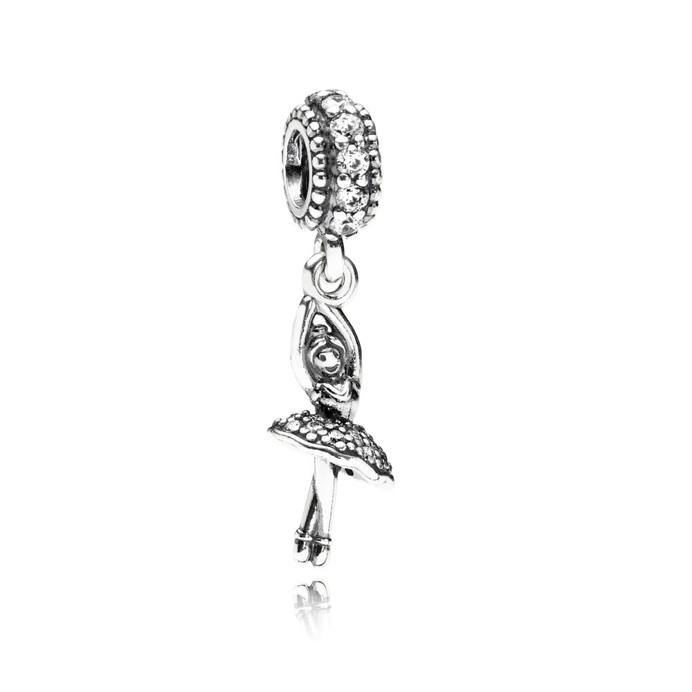 Pandora Zilveren Balletdanseres Hangende Bedel 791365CZ Pandora Zilveren Balletdanseres Hangende Bedel 791365CZ