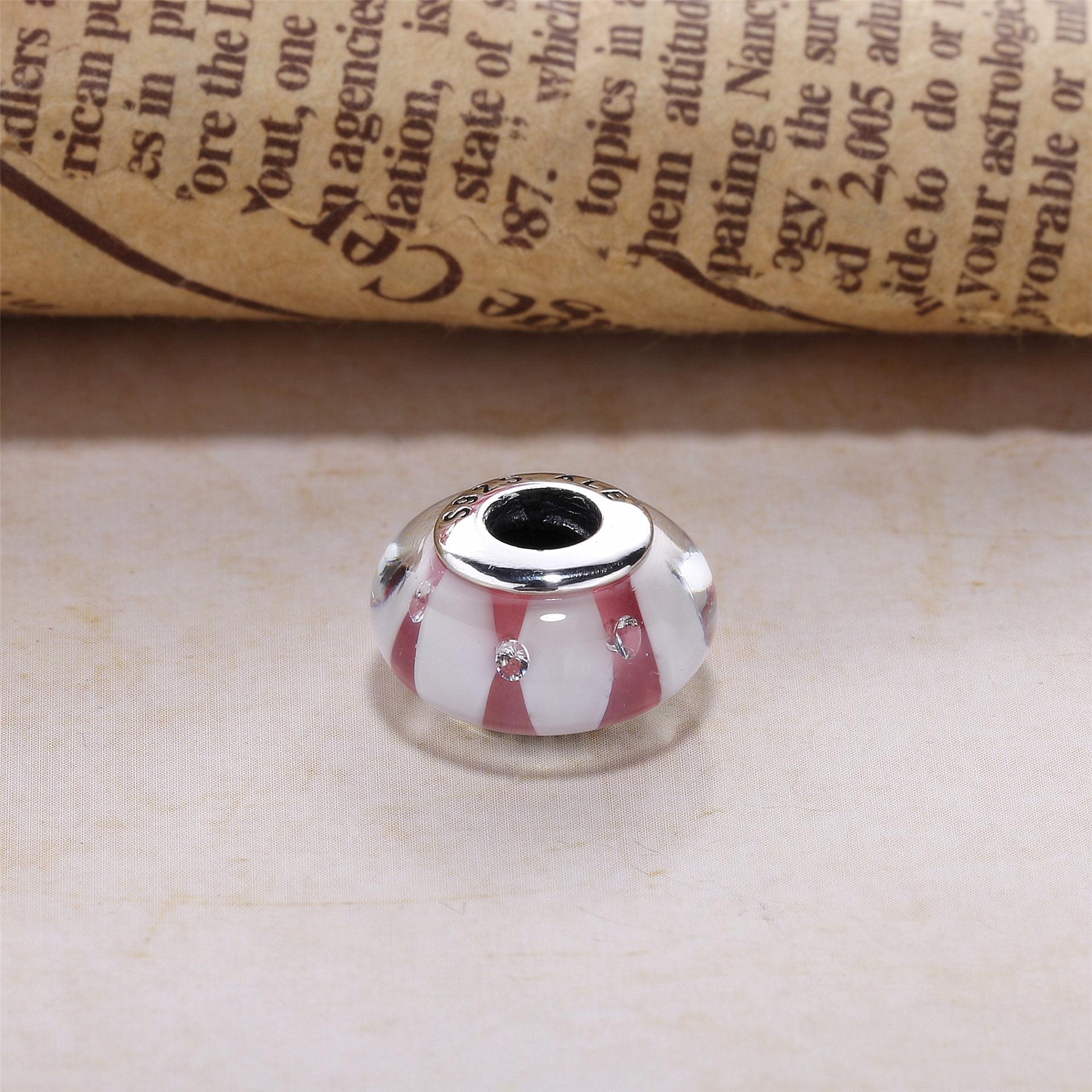 Pandora Zilveren Bruin Murano Glas Bedel Pl00058-2