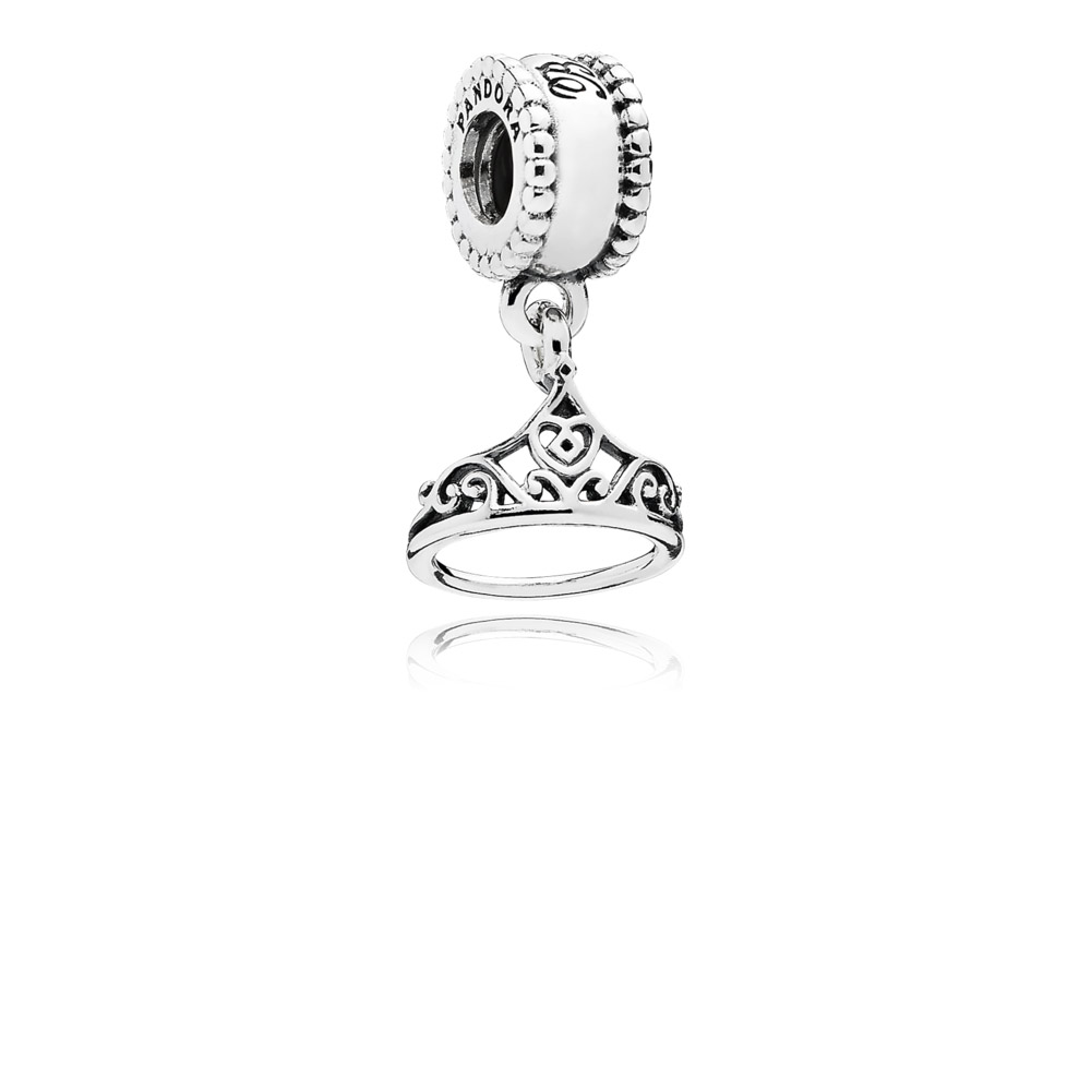 Pandora Zilveren Disney, Belle Tiara Hangende Bedel 791568 Pandora Zilveren Disney, Belle Tiara Hangende Bedel 791568