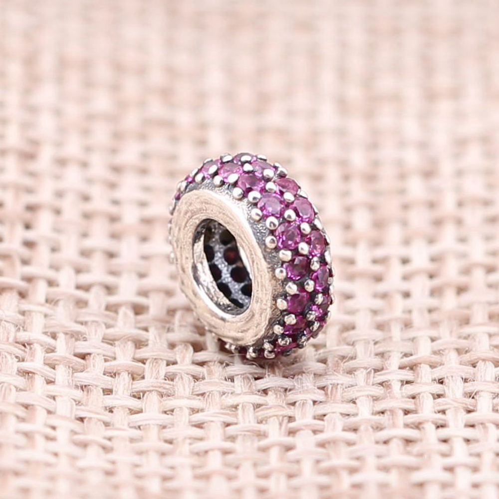 Pandora Zilveren Fancy Purple Pavé Inspiratie Spacer 791359Cfp