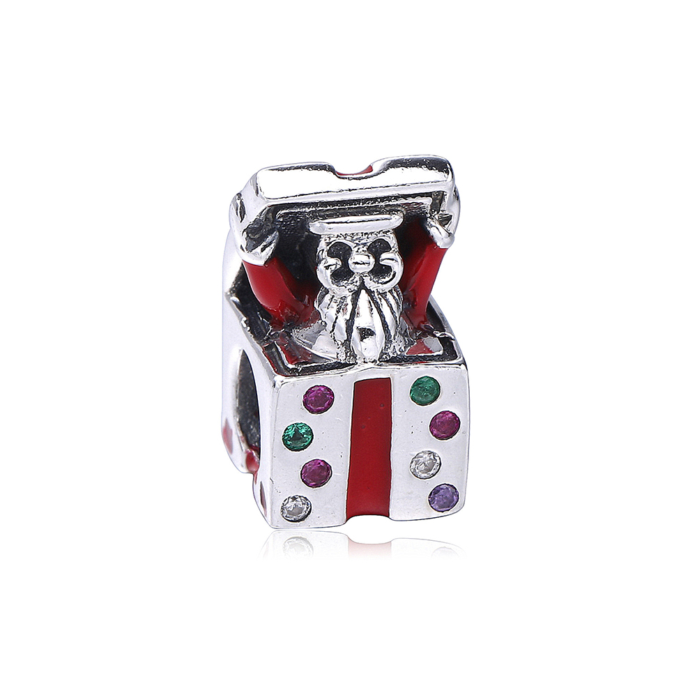 Pandora Zilveren Geschenkdoos Bedel Pd00103-1 Pandora Zilveren Geschenkdoos Bedel Pd00103-1