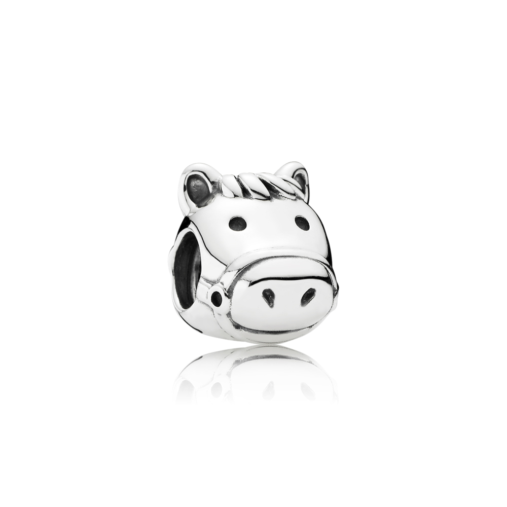 Pandora Zilveren Happy Horse Bedel 791744 Pandora Zilveren Happy Horse Bedel 791744