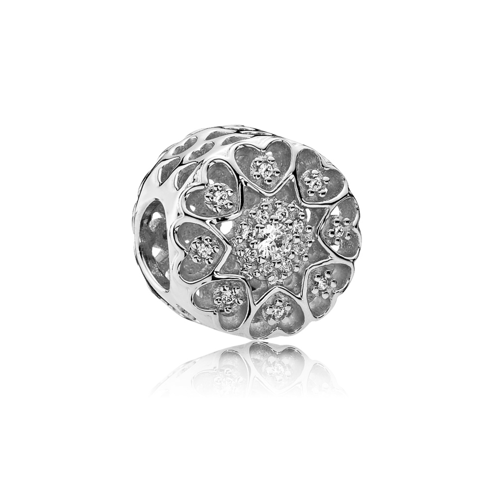 Pandora Zilveren Hart Bedel 750841CZa Pandora Zilveren Hart Bedel 750841CZa
