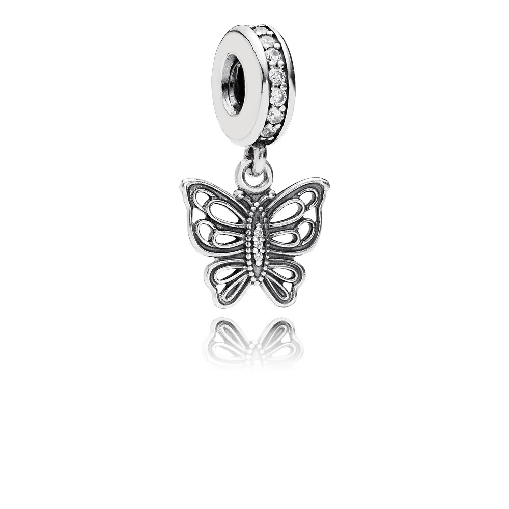 Pandora Zilveren Liefde Neemt Vlucht Hangende Bedel 791255CZ Pandora Zilveren Liefde Neemt Vlucht Hangende Bedel 791255CZ