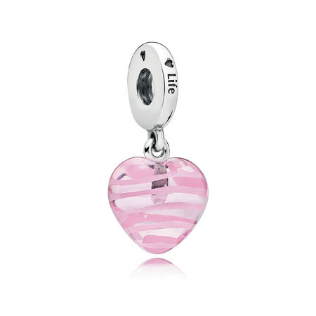 Pandora Zilveren Lint Hart Hangende Bedel 797069