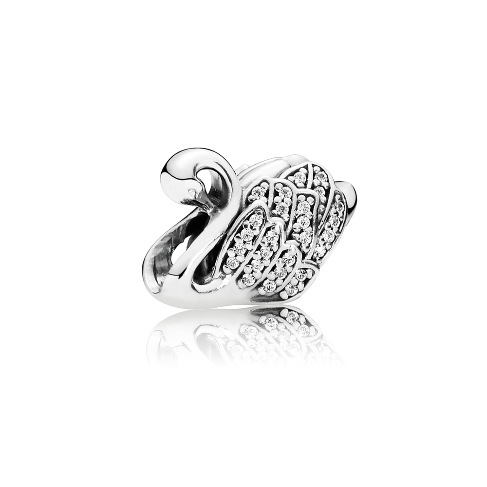 Pandora Zilveren Majestic Swan Bedel 791732CZ Pandora Zilveren Majestic Swan Bedel 791732CZ