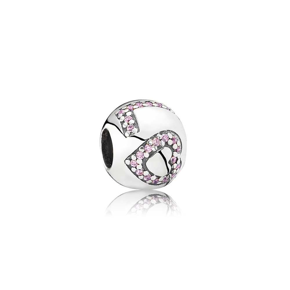Pandora Zilveren Omringd Door Liefde Bedel 791196PCZ Pandora Zilveren Omringd Door Liefde Bedel 791196PCZ