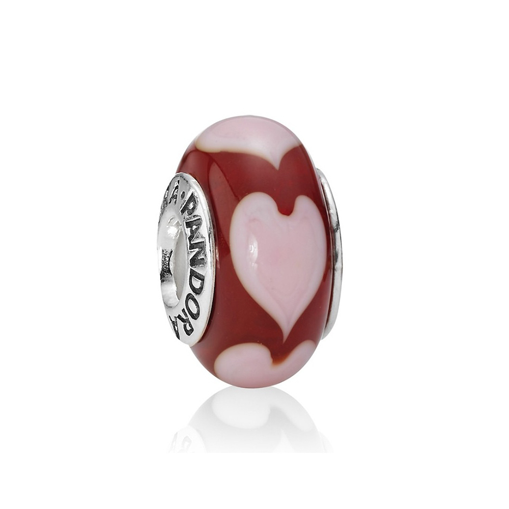Pandora Zilveren Rode Liefde Bedel 790658 Pandora Zilveren Rode Liefde Bedel 790658