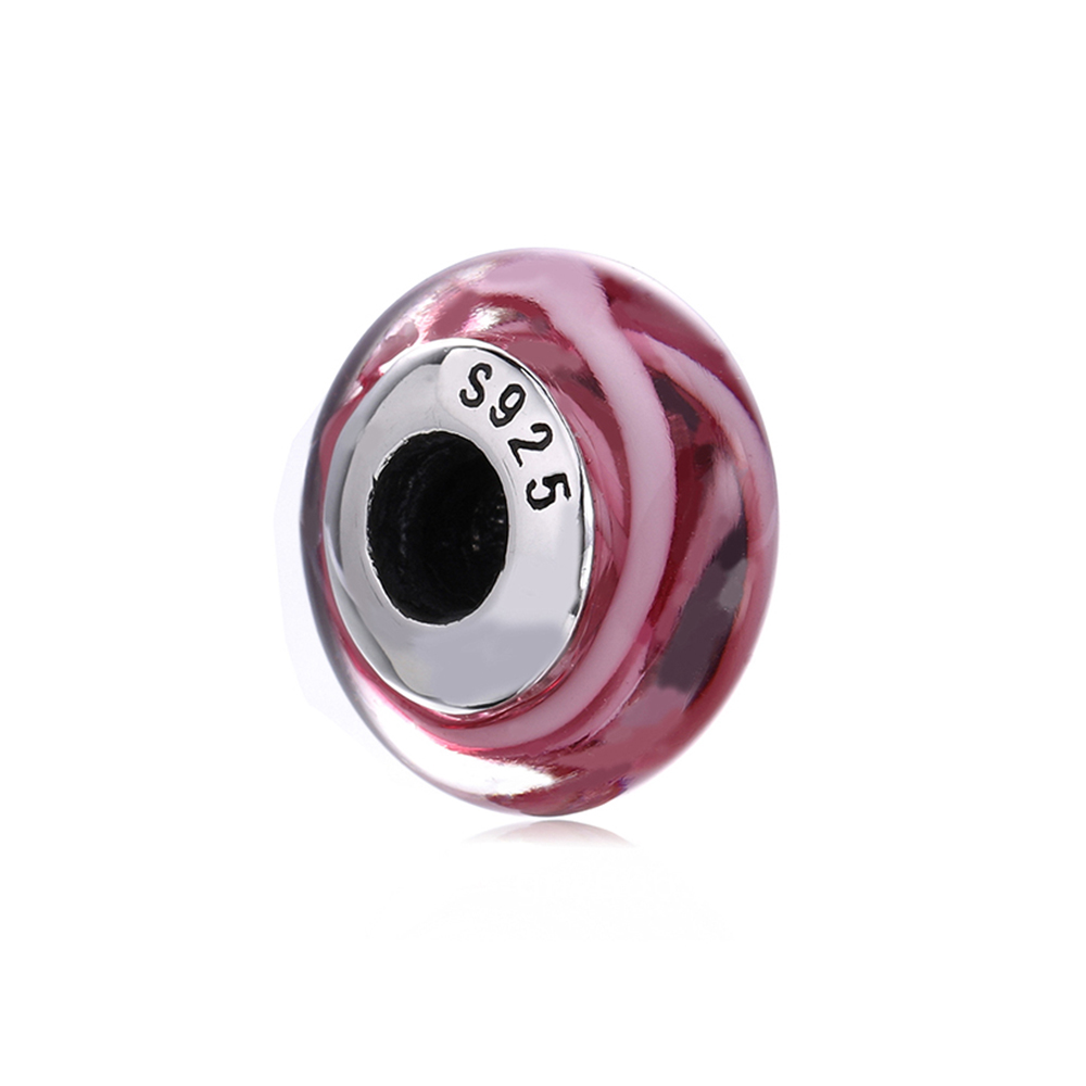 Pandora Zilveren Roze Fascinerend Bedel Pl00068-1 Pandora Zilveren Roze Fascinerend Bedel Pl00068-1