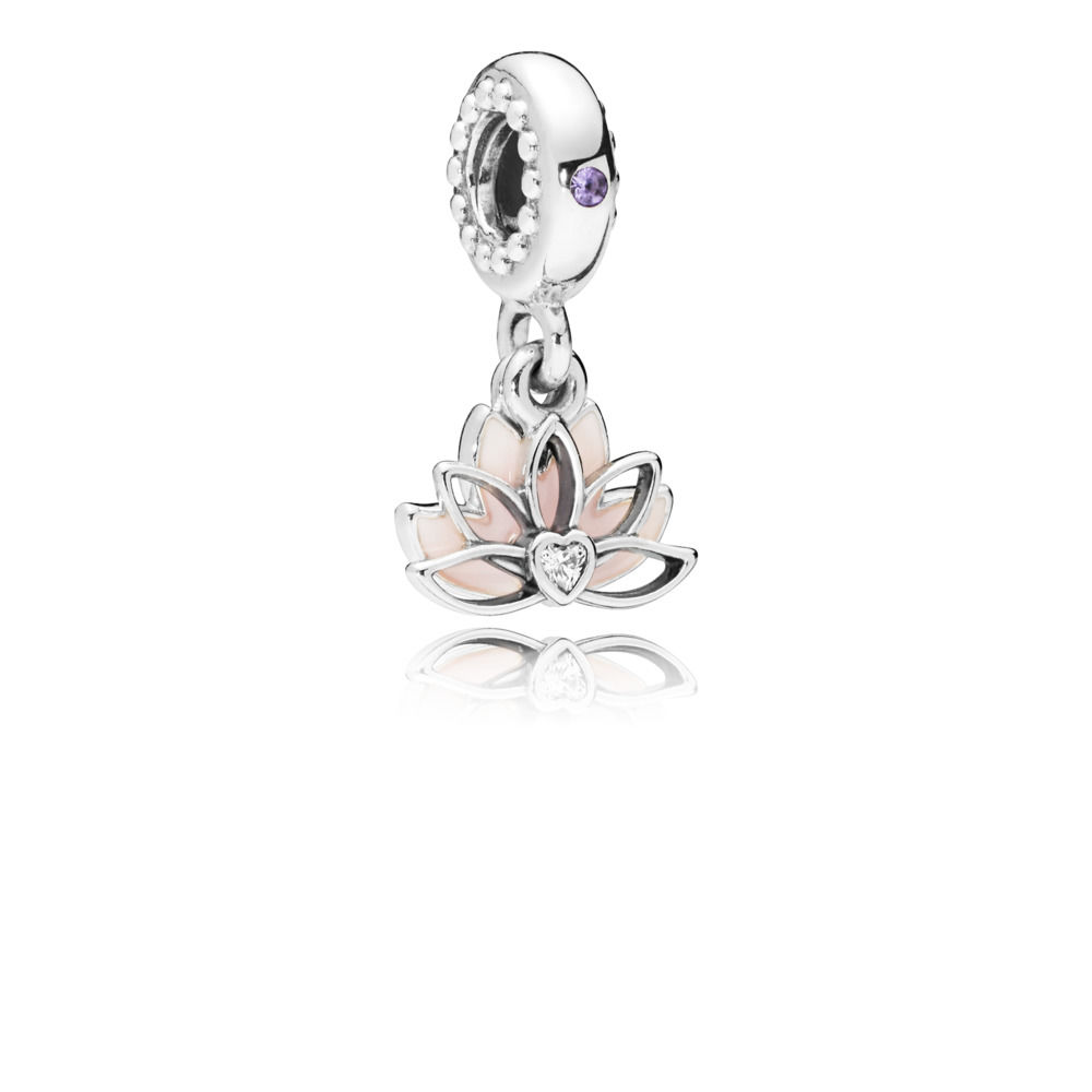 Pandora Zilveren Serene Lotus Flower Hangende Bedel 797259CZ Pandora Zilveren Serene Lotus Flower Hangende Bedel 797259CZ