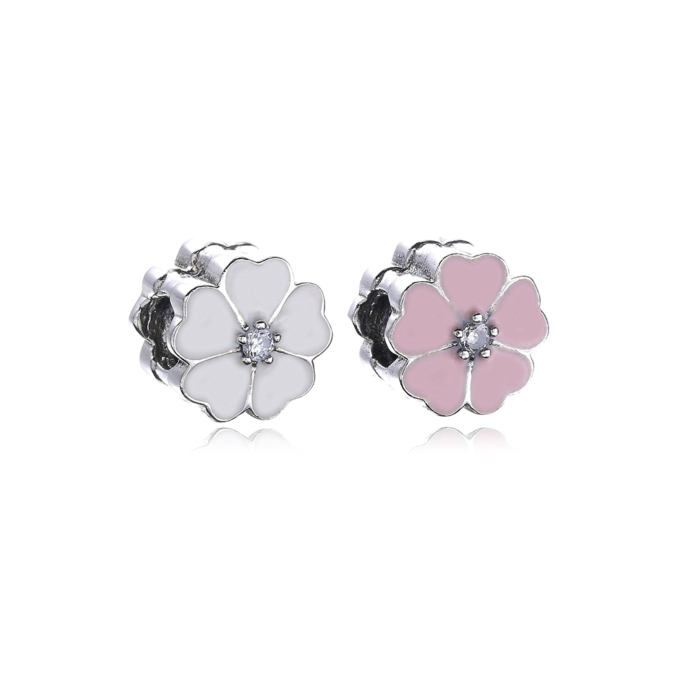 Pandora Zilveren Sleutelbloem Bedel 791822En12A Pandora Zilveren Sleutelbloem Bedel 791822En12A