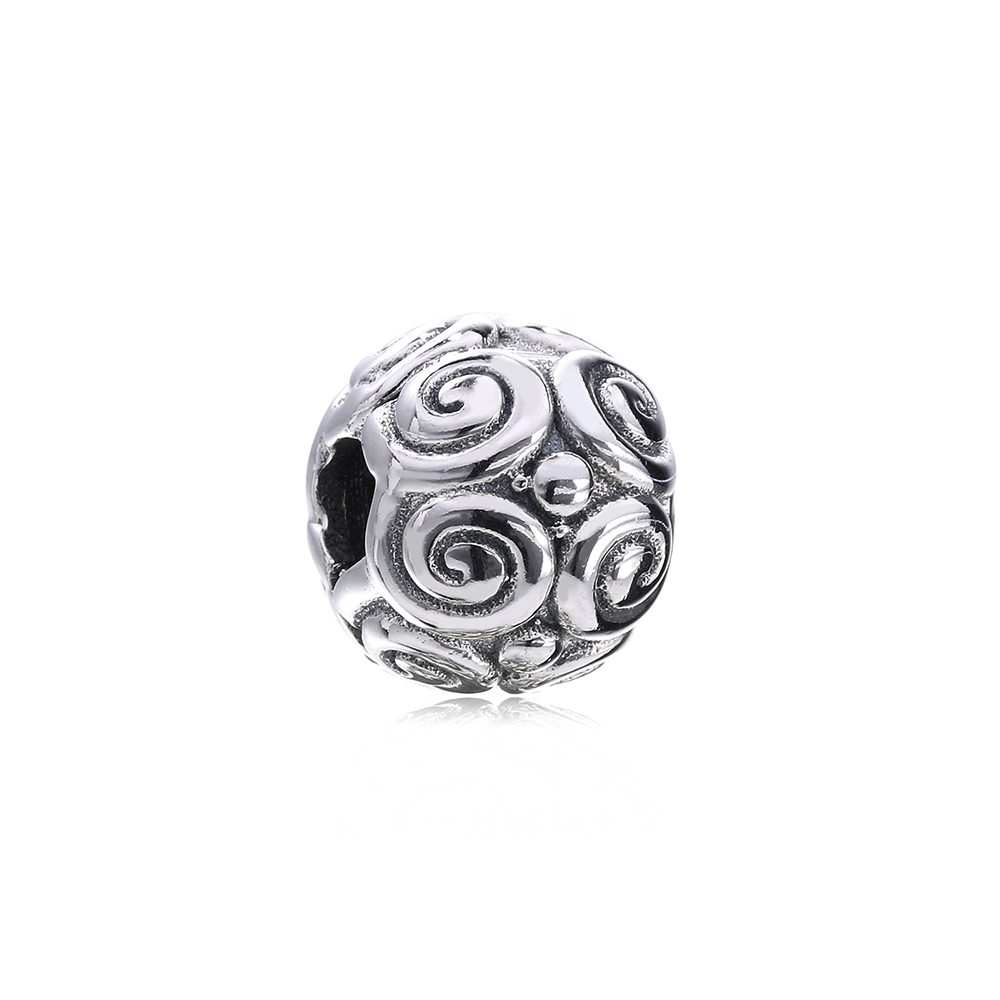 Pandora Zilveren Swirl Stippen Clip 790161 Pandora Zilveren Swirl Stippen Clip 790161