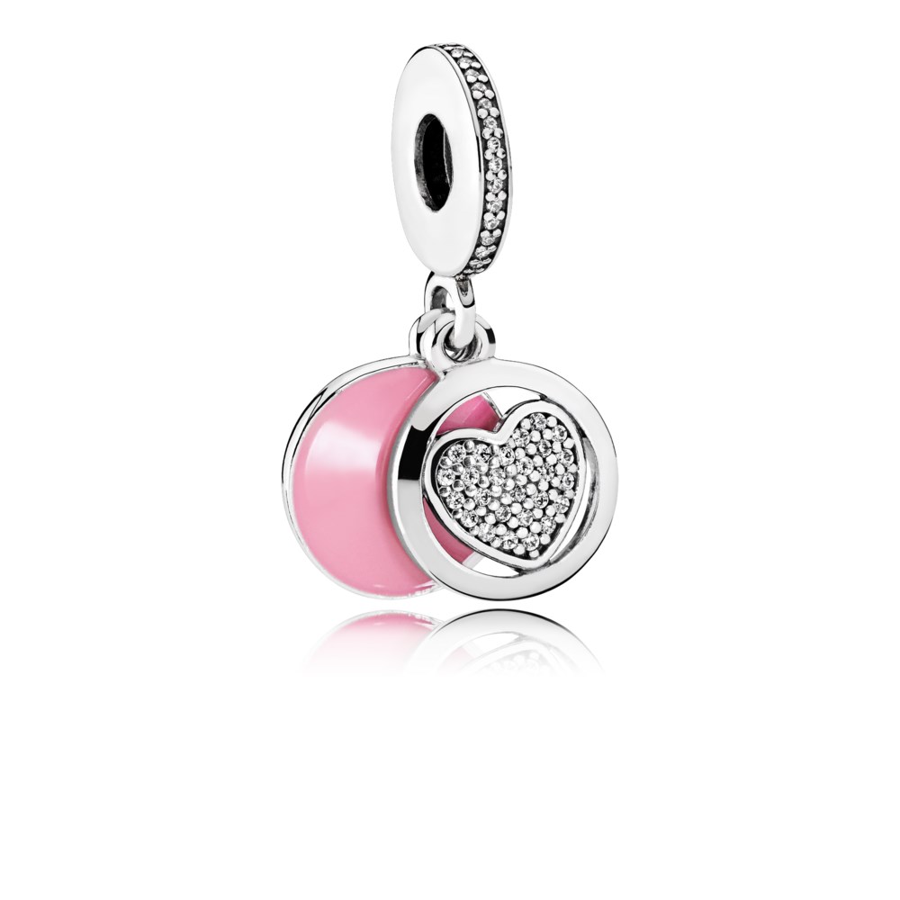 Pandora Zilveren Toegewijd Hart Hangende Bedel 792149En24 Pandora Zilveren Toegewijd Hart Hangende Bedel 792149En24