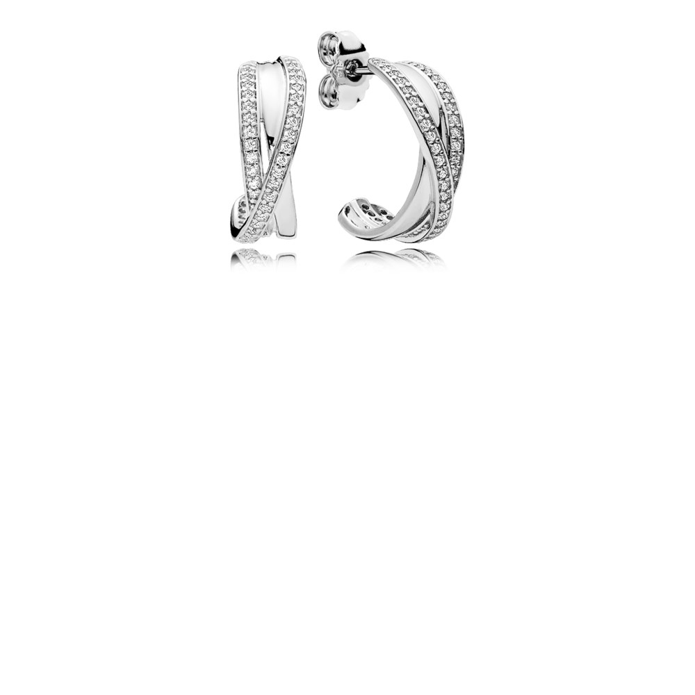 PANDORA Entwined Oorbellen 290730CZ PANDORA Entwined Oorbellen 290730CZ