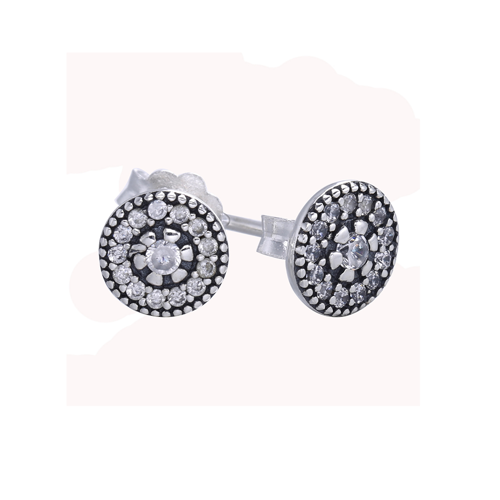 Pandora Zilveren Elegance Oorbellen Pt0045-1B Pandora Zilveren Elegance Oorbellen Pt0045-1B