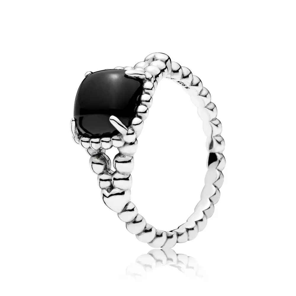 PANDORA Black Vibrant Spirit Ring 197188NCK