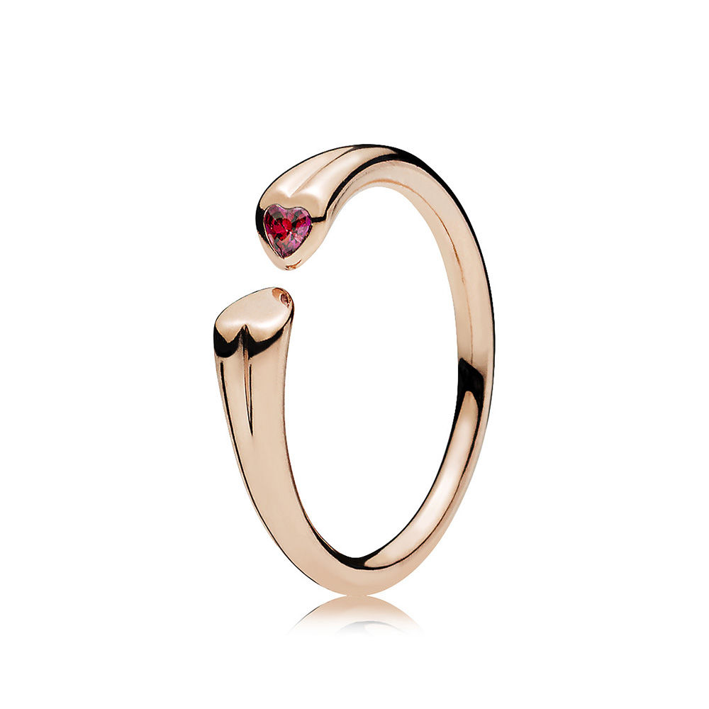Pandora Rose Twee Harten Ring 186570CZR Pandora Rose Twee Harten Ring 186570CZR