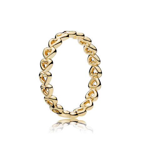 Pandora Shine Linked Love Ring 167105
