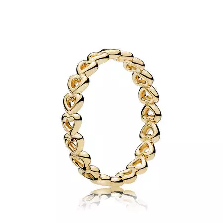 Pandora Shine Linked Love Ring 167105