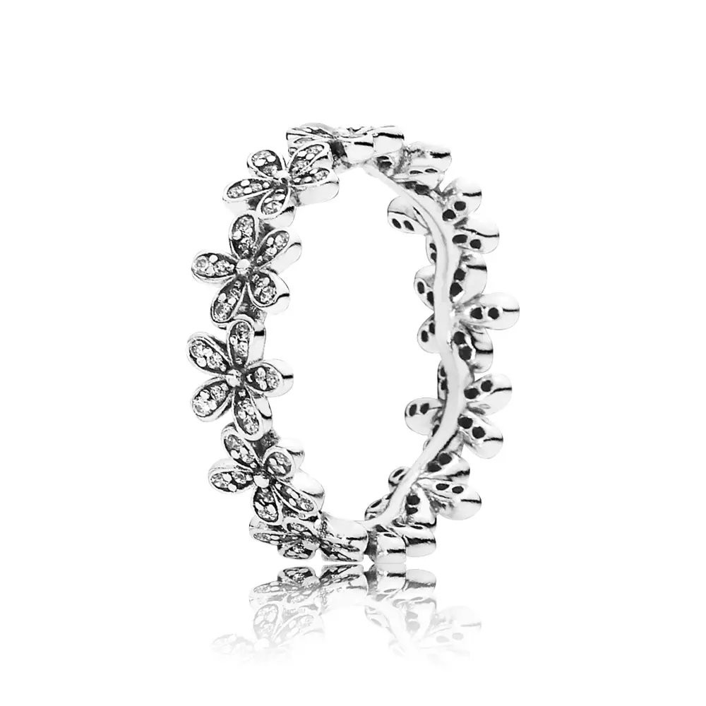 PANDORA Zilveren Madeliefjes Ring Met Zirkonia 190934CZ