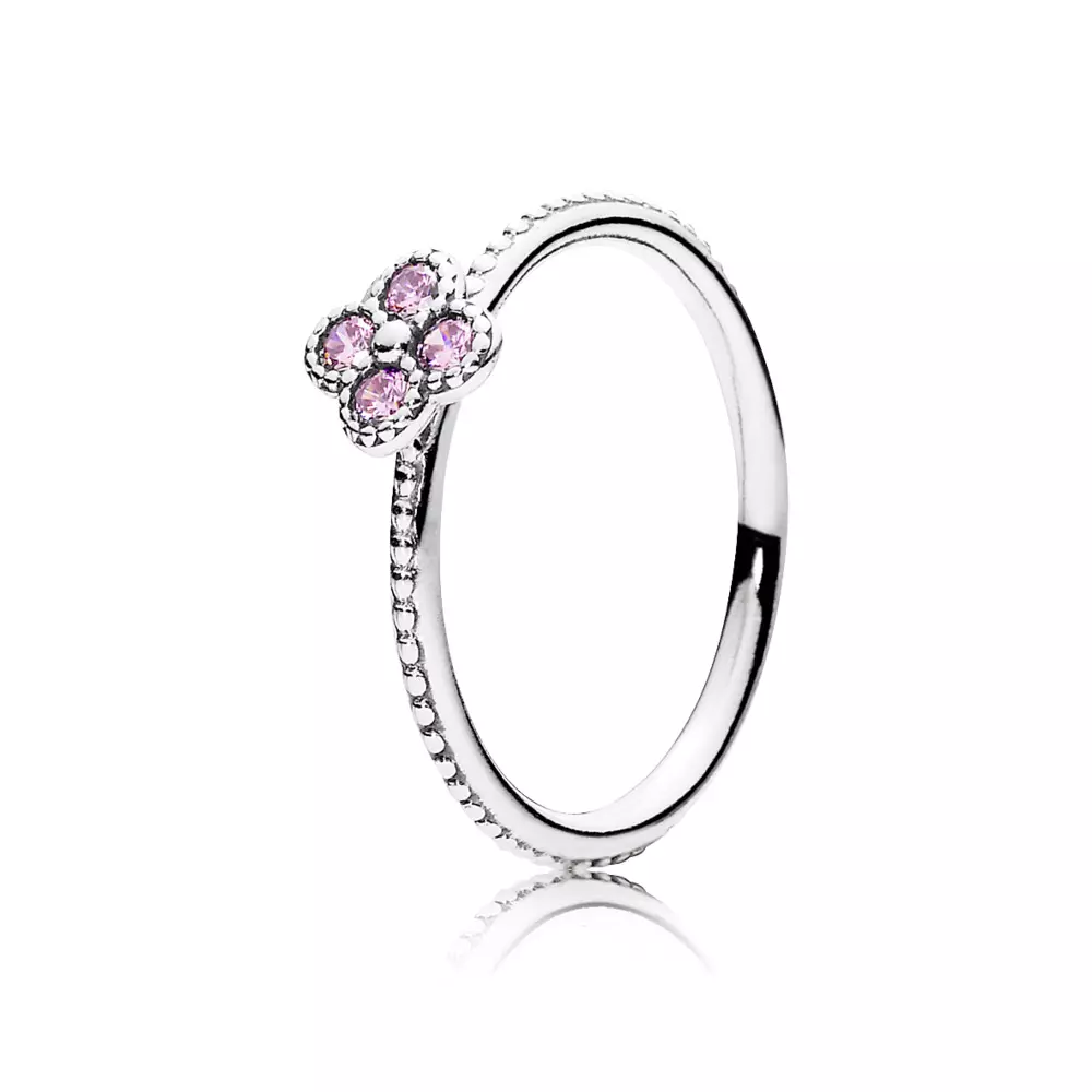 Pandora Zilveren Oriental Blossom Ring 191001PCZ