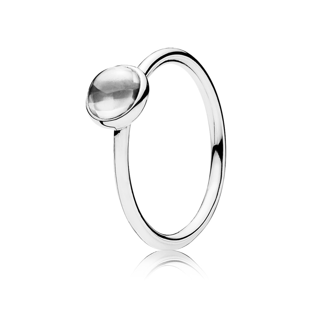 Pandora Zilveren Poëtische Druppel Ring 190983CZ Pandora Zilveren Poëtische Druppel Ring 190983CZ