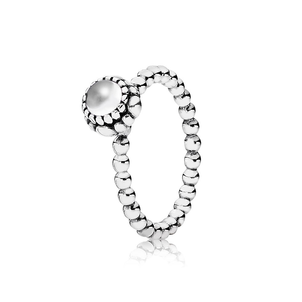 Zilveren Ring - 190854Bk