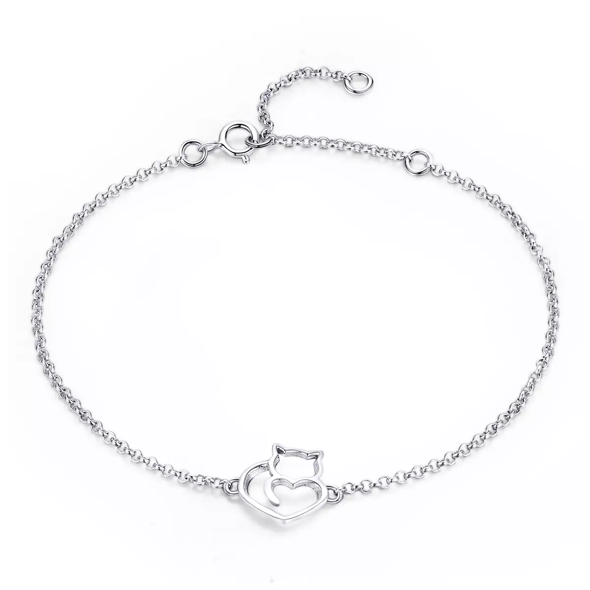 Pandora Style Aanbiddelijke Kat Armband - SCB102